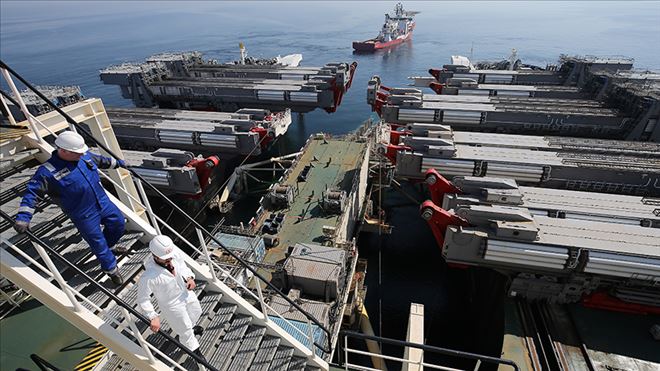 TÜRKAKIM DOĞALGAZ BORU HATTI TÜRK KIYILARINA ULAŞTI