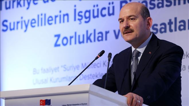 İÇİŞLERİ BAKANI SÜLEYMAN SOYLU: BATI BİZİ TAMPON OLARAK GÖRÜYORSA YANILIYOR