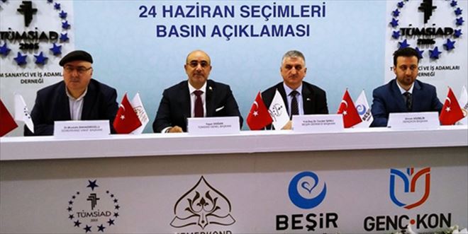 TÜMSİAD KİME OY VERECEĞİNİ AÇIKLADI