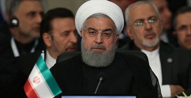 SON DAKİKA! RUHANİ´DEN KUDÜS ZİRVESİNDE ABD VE İSRAİL MESAJI