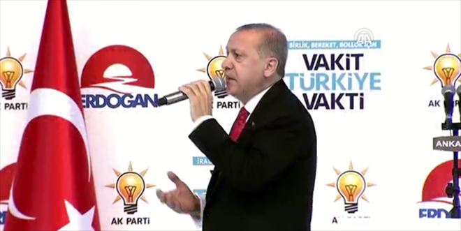 ERDOĞAN SEÇİM BEYANNAMESİNİ AÇIKLADI