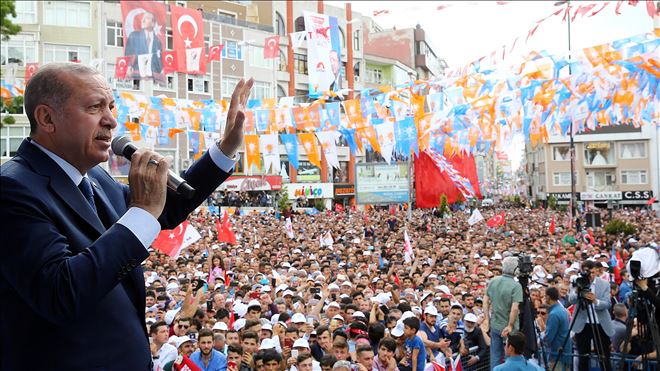 CUMHURBAŞKANI ERDOĞAN: TÜRKİYE´Yİ ŞAHA KALDIRACAĞIMIZIN AHDİNİ MİLLETİMİZE VERDİK