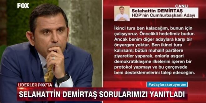 DEMİRTAŞ: HENDEKLERİN KAPATILMASI GİRİŞİMLERİMİZDE DAHA ISRARCI VE CESUR OLABİLMELİYDİK