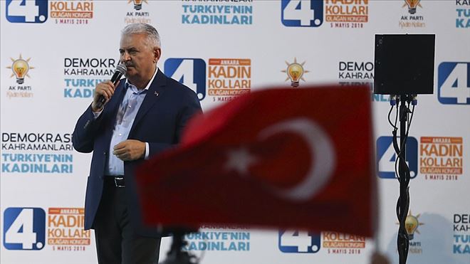 BAŞBAKAN YILDIRIM: DAĞ GİBİ SORUNLARI DAĞ GİBİ HİZMETLERE ÇEVİRDİK