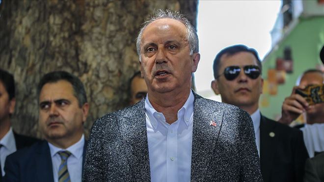 CHP´NİN CUMHURBAŞKANI ADAYI İNCE: İLKEMİZ YURTTA BARIŞ, DÜNYADA BARIŞ