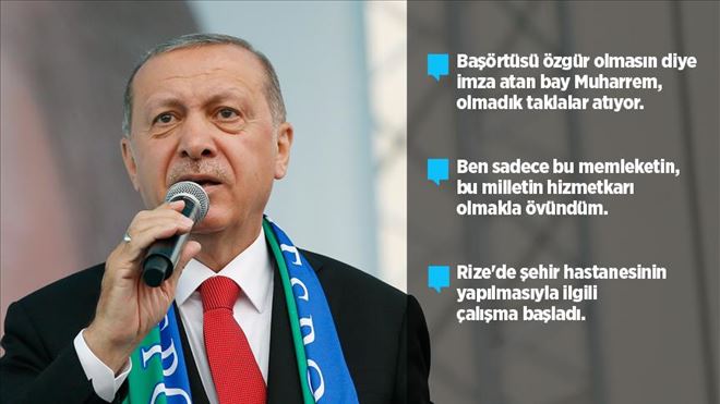 ERDOĞAN´DAN İNCE´YE ´BEYAZ TÜRK´ CEVABI