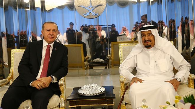 CUMHURBAŞKANI ERDOĞAN MÜSLÜMAN LİDERLERLE BAYRAMLAŞTI