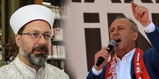 İNCE´DEN DİYANET İŞLERİ BAŞKANI´NA 