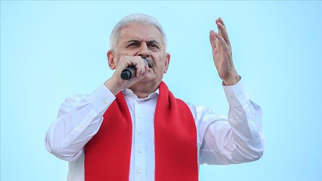 BAŞBAKAN YILDIRIM: CUMHUR İTTİFAKI TÜRKİYE´NİN BEKA MESELESİDİR