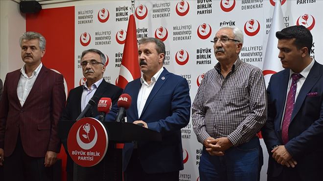 BBP GENEL BAŞKANI DESTİCİ: BUGÜN BİRLİK KAZANDI