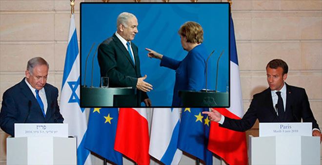 ÖNCE MERKEL ŞİMDİ MACRON: NETANYAHU´YA İKİNCİ SOĞUK DUŞ