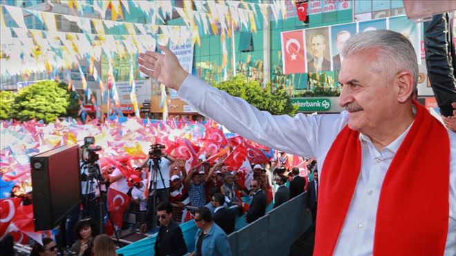 BAŞBAKAN YILDIRIM: NEREYE GİDERLERSE GİTSİNLER ENSELERİNDEYİZ