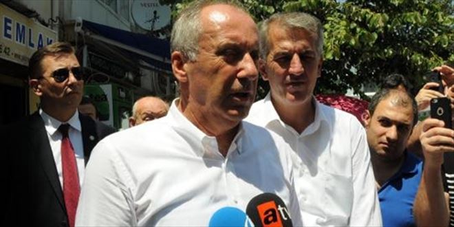 MUHARREM İNCE: CHP´DE KAVGA YOK, DEĞİŞİM RÜZGARLARI ESİYOR