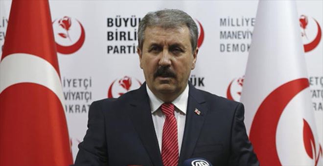 BBP GENEL BAŞKANI DESTİCİ: PKK´NIN ANLADIĞI DİLDEN KONUŞMAK GEREK