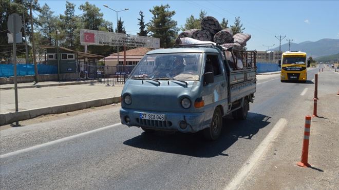 SURİYELİLER ÇADIR KENTTEN TAŞINIYOR