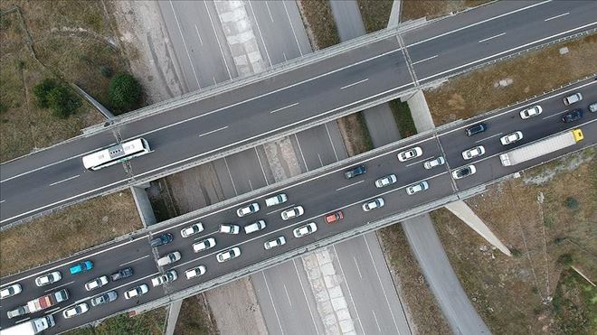 Anadolu Otoyolu´nda bayram yoğunluğu
