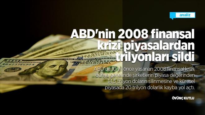 ABD´NİN 2008 FİNANSAL KRİZİ PİYASALARDAN TRİLYONLARI SİLDİ