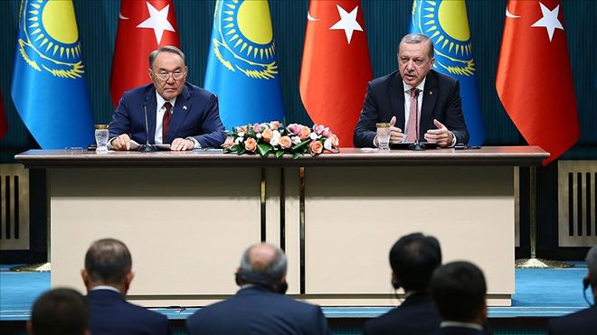 ERDOĞAN VE NAZARBAYEV ORTAK HEDEFLER İÇİN BULUŞACAK