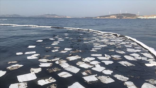 FOÇA´DA DENİZE SIZAN AKARYAKITIN FUEL-0İL OLDUĞU BELİRLENDİ