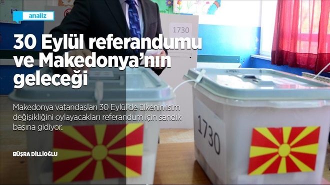 30 EYLÜL REFERANDUMU VE MAKEDONYA´NIN GELECEĞİ