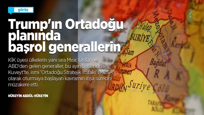 TRUMP´IN ORTADOĞU PLANINDA BAŞROL GENERALLERİN