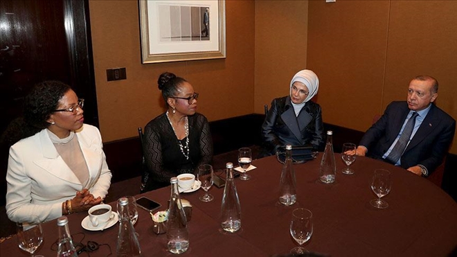 ERDOĞAN MALCOLM X´İN KIZLARINI KABUL ETTİ