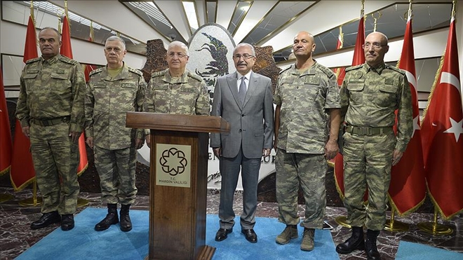 GENEL KURMAY BAŞKANI ORGENERAL GÜLER BİRLİKLERİ DENETLEDİ
