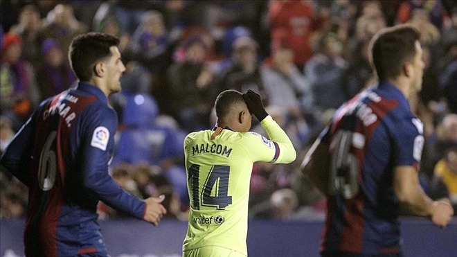 Barcelona Kral Kupası´nda Levante´ye 2-1 yenildi