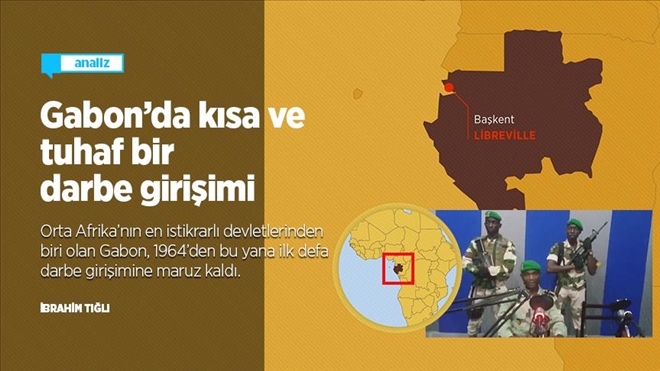 Gabon´da kısa ve tuhaf bir darbe girişimi