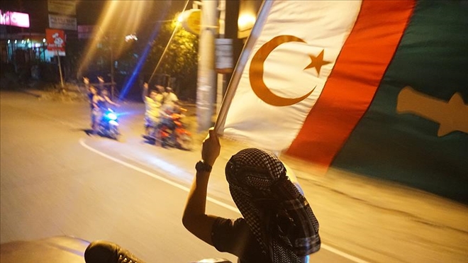 Filipinler´in Cotabato şehrinde Moro zaferi