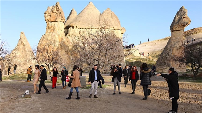 Kapadokya´da yarıyıl tatili yoğunluğu