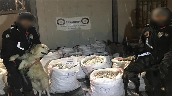 Erzurum´da Cumhuriyet tarihinin en büyük eroin operasyonu