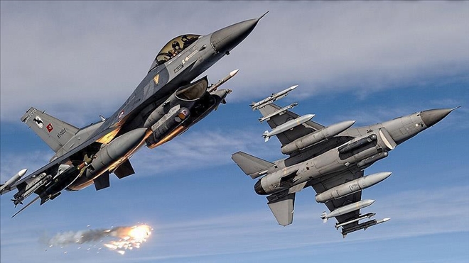 Irak´ın kuzeyine düzenlenen hava harekatında 7 terörist etkisiz hale getirildi