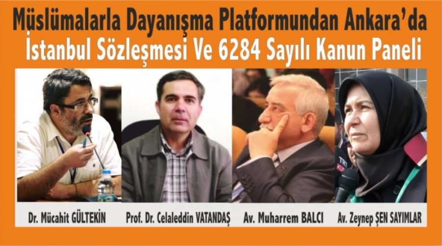 MÜSLÜMANLARLA DAYANIŞMA PLATFORMUNDAN ANKARA