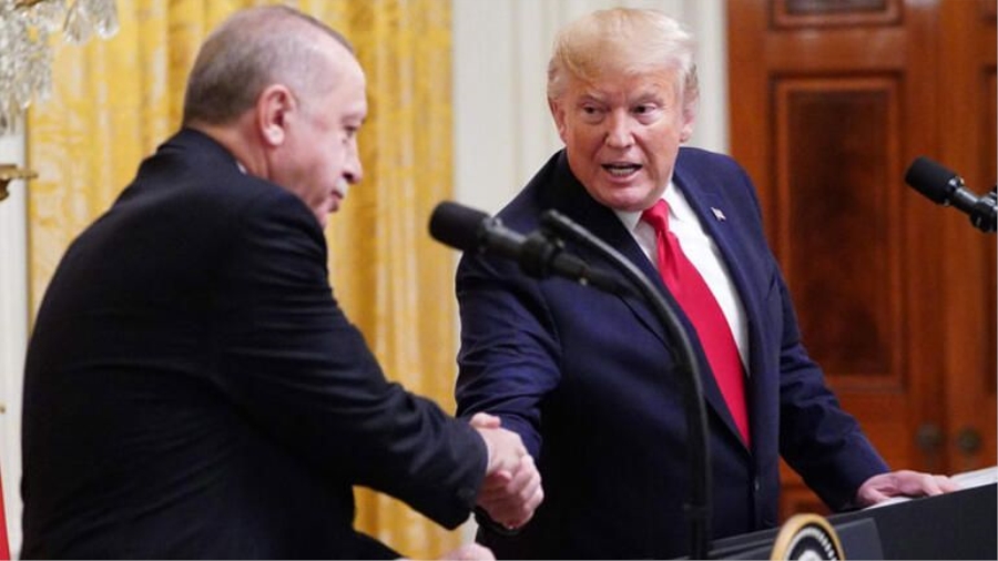 ERDOĞAN-TRUMP GÖRÜŞMESİNDE TİCARETTE HEDEF 100 MİLYAR DOLAR