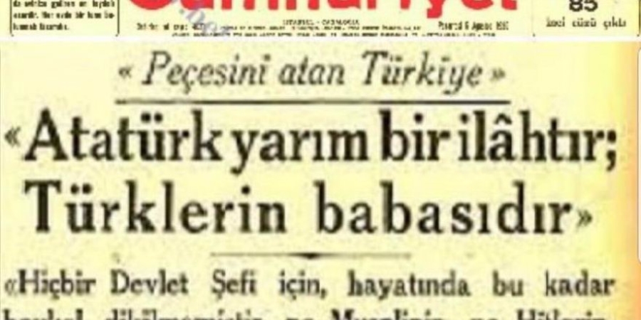 ÇILGIN KEMALİSTLERİN ATATÜRK’Ü MİLLETİNE YABANCILAŞTIRMASINA MÜSAADE ETMEYELİM!