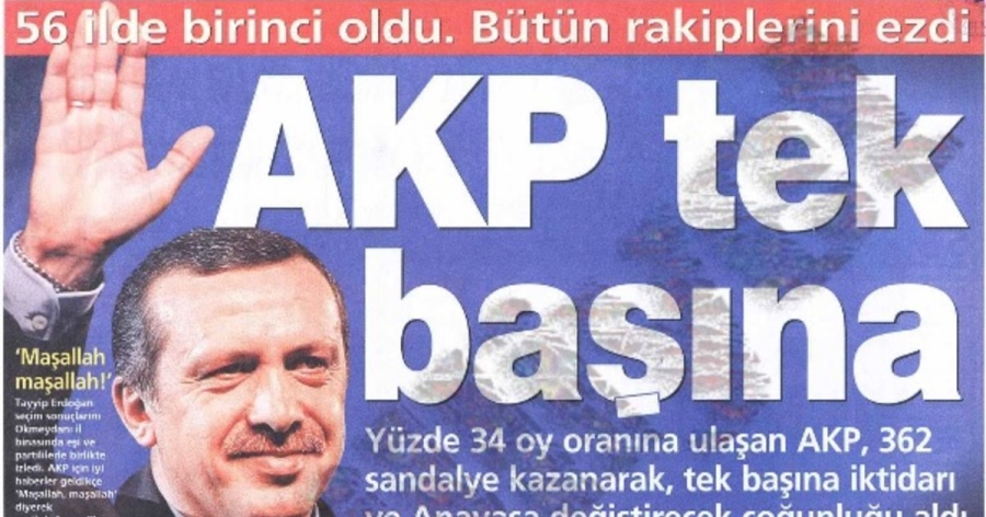 TARİHTE BUGÜN... 16 KASIM 2002... AK PARTİ İKTİDARA GELDİ...