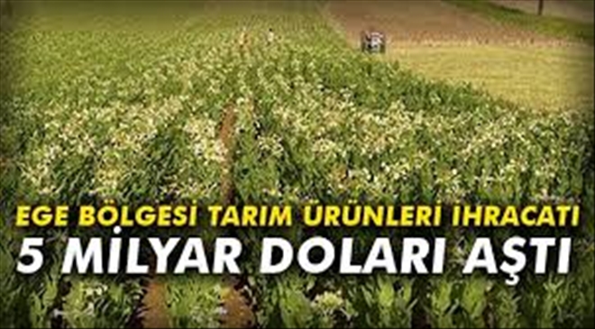 Ege´nin Tarım İhracatı 5 Milyar Doları Aştı