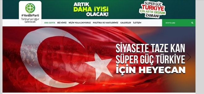 Çok konuşulacak gelişme: ´Yeni bir parti´ sitesi kuruldu