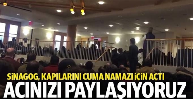 New York´taki sinagog, kapılarını Müslümanların cuma namazına açtı