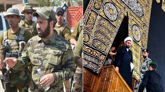 Suudi´yi tehdit eden Haşdi Şabi Danışmanı Kabe´ye girdi