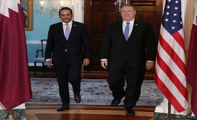 Pompeo, Katarlı mevkidaşı ile görüştü