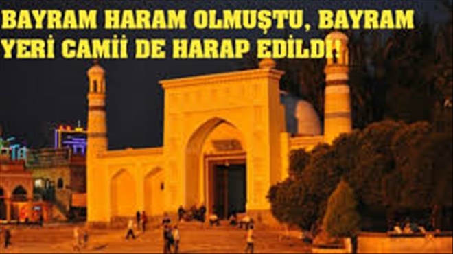 Bayram haram olmuştu-Bayramyeri camii-de-harab edildi