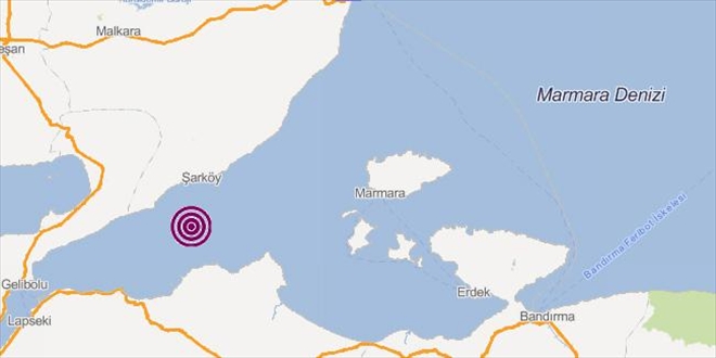 Son dakika... Marmara Denizi´nde korkutan deprem