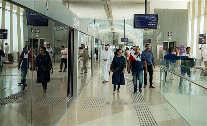 Doha metrosu ilk seferini yaptı