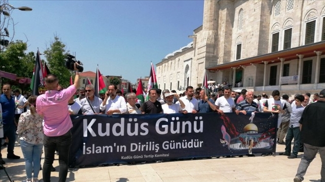 İstanbul´da ´Dünya Kudüs Günü´ kutlaması: Özgür Kudüs için ümmete çağrı!