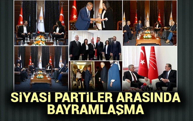 Siyasi partiler arasında bayramlaşma