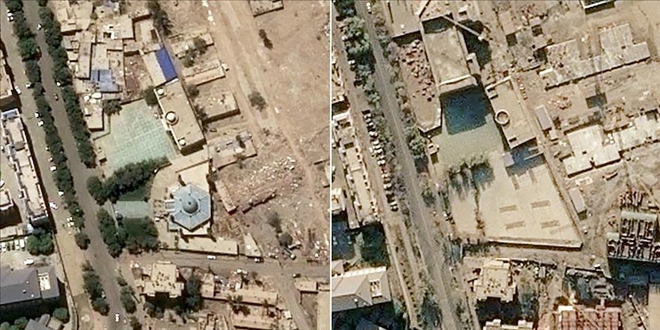 Doğu Türkistan´da Çin´in Yıktığı Camiler Uydu Görüntülerinde 