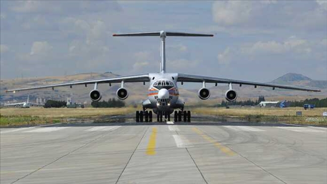 S-400 sevkiyatı kapsamında 5. uçak Mürted Hava Meydanı´na indi..