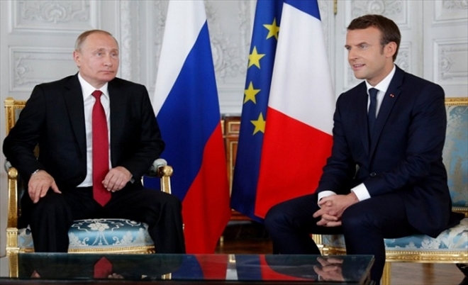 Putin ve Macron´un masasında İran ve Suriye var